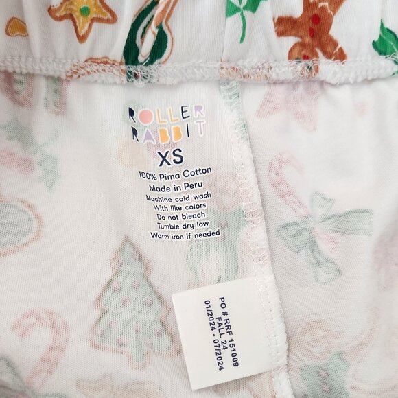 Roller Rabbit Gingerbread Party Pajamas Set - XS - Picture 5 of 15